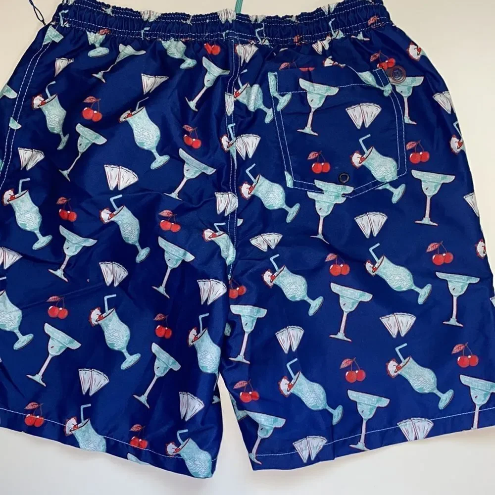 🔥MR. SWIM pina colada rich blew Boardshorts sz M New